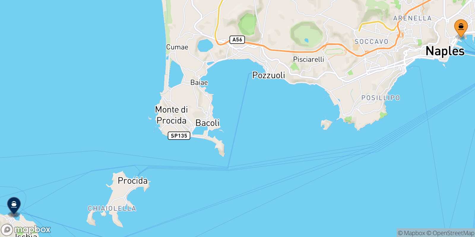 Carte des ports  Forio (Ischia)