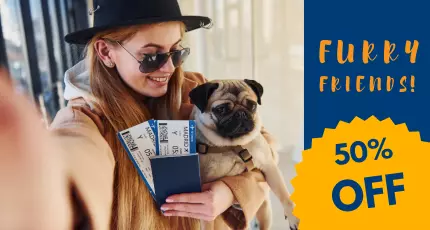 Vos animaux à moitié prix! 🐾