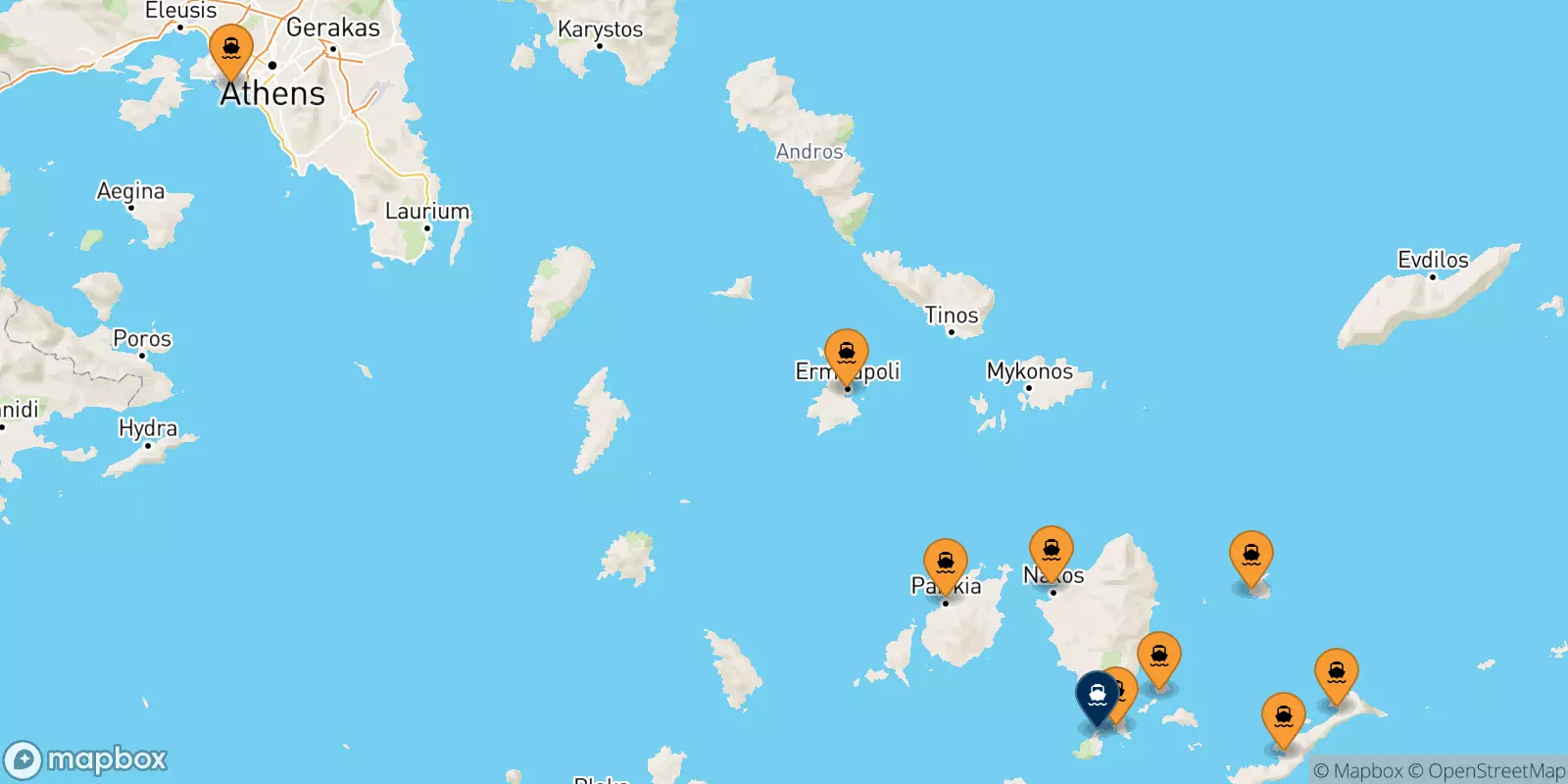 Ferry pour Iraklia