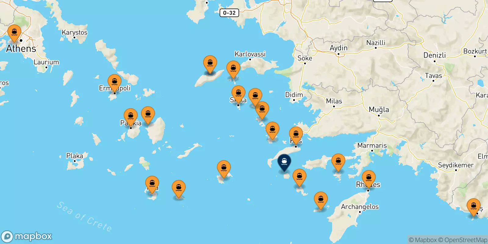 Ferry pour Nisyros