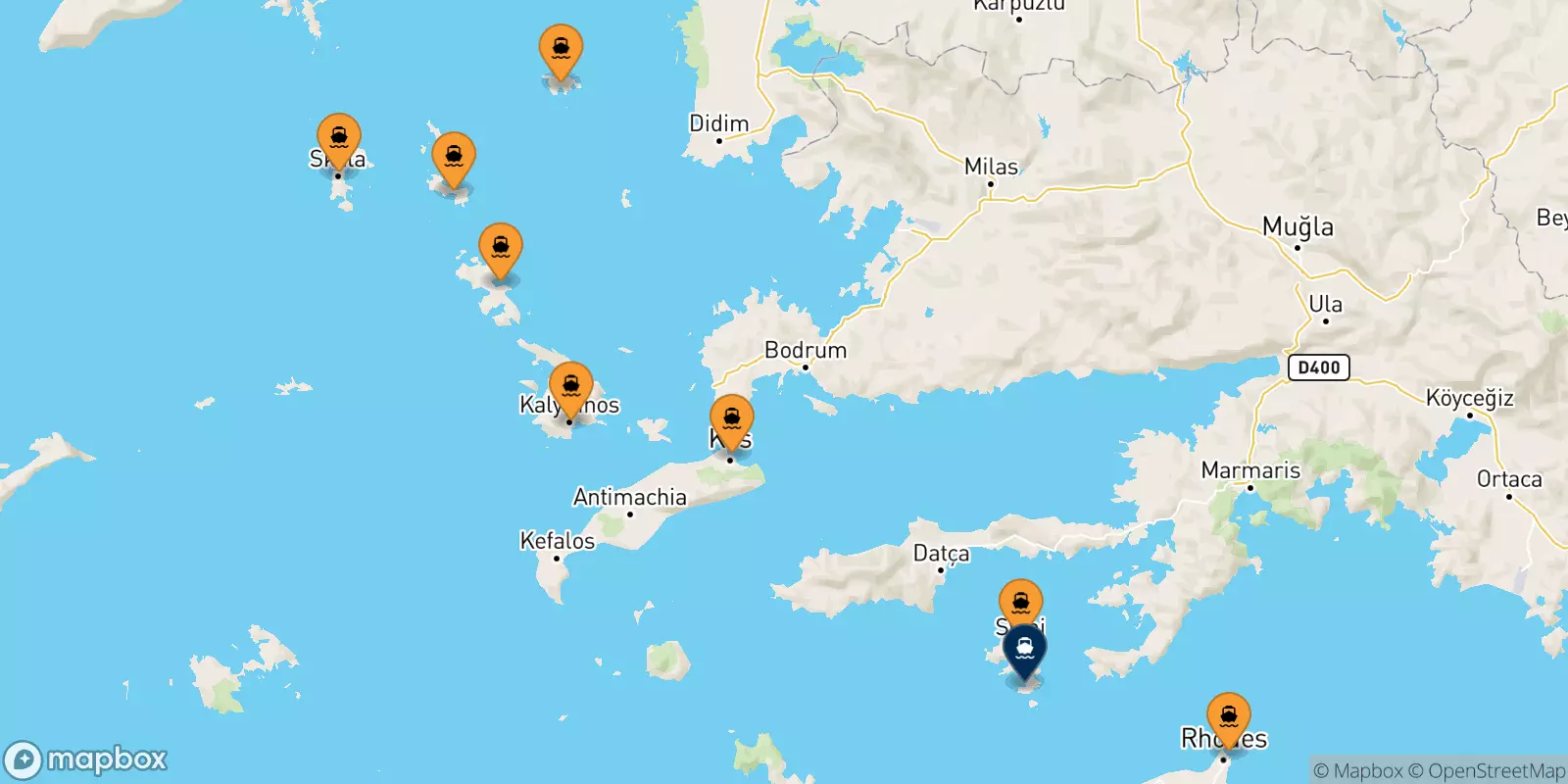 Ferry pour Panormitis (Symi)