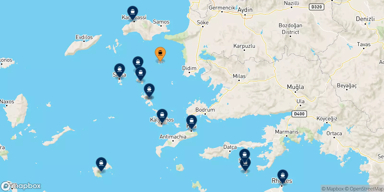 Ferry de Agathonissi pour la Grèce