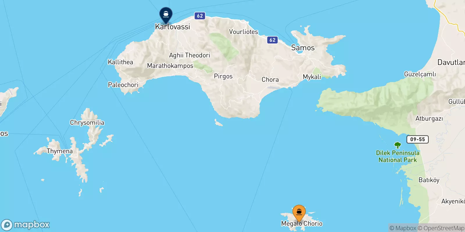 Ferry de Agathonissi pour les Îles Égéennes