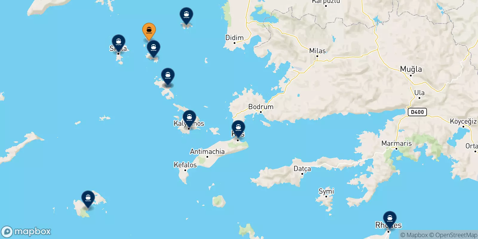 Ferry de Arkyi pour Îles Du Dodécanèse