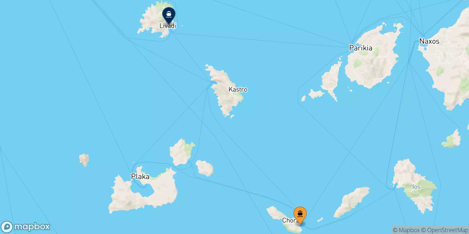 Ferry de Folegandros pour Sérifos