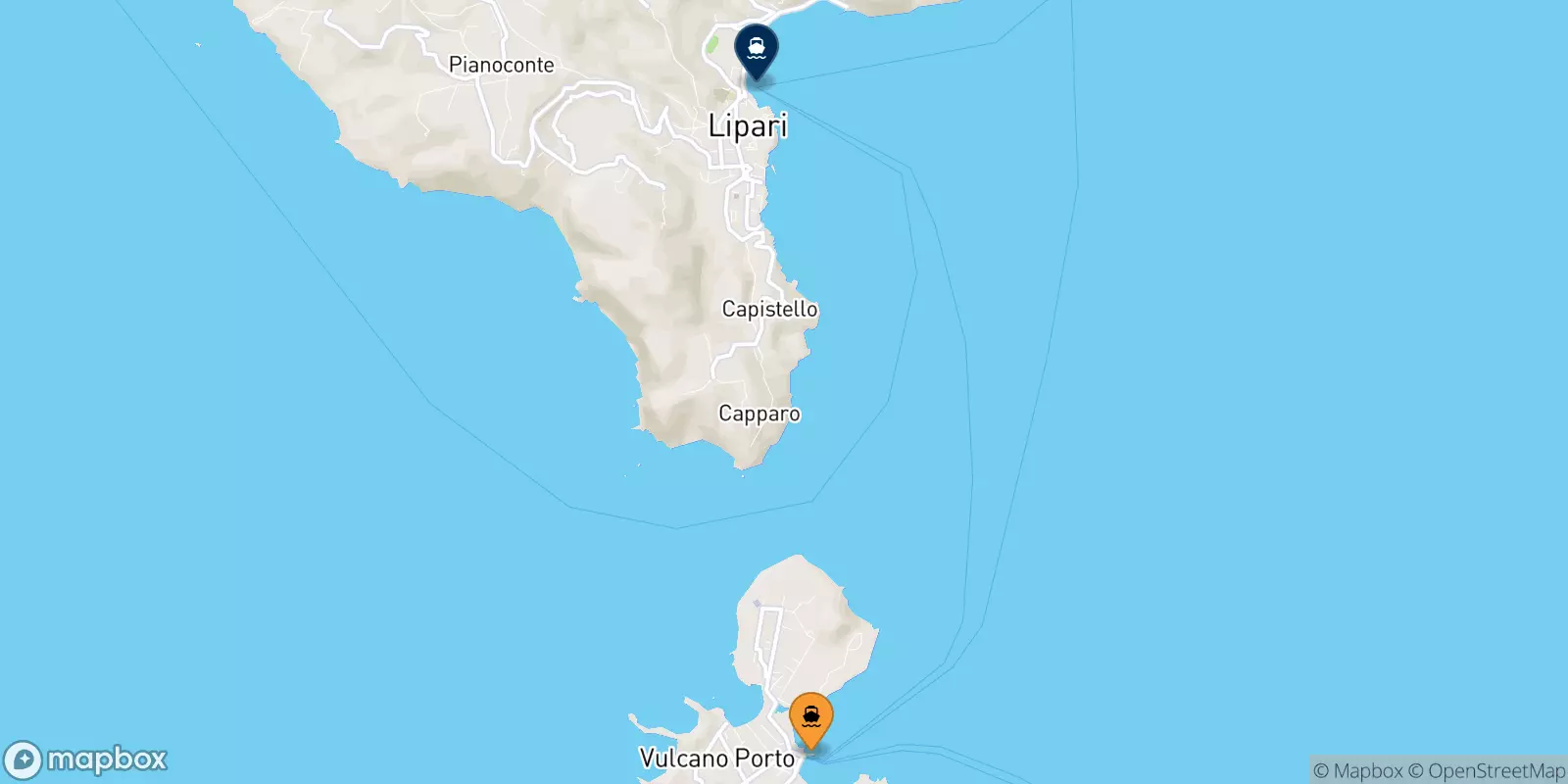 Ferry de Vulcano pour Lipari