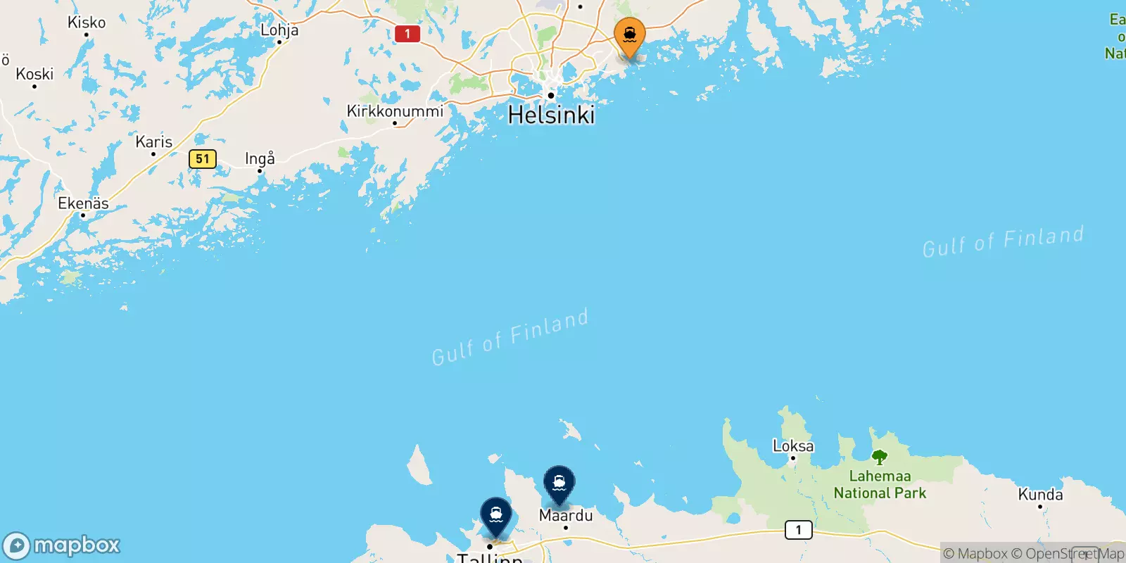 Ferry de Vuosaari pour l'Estonie