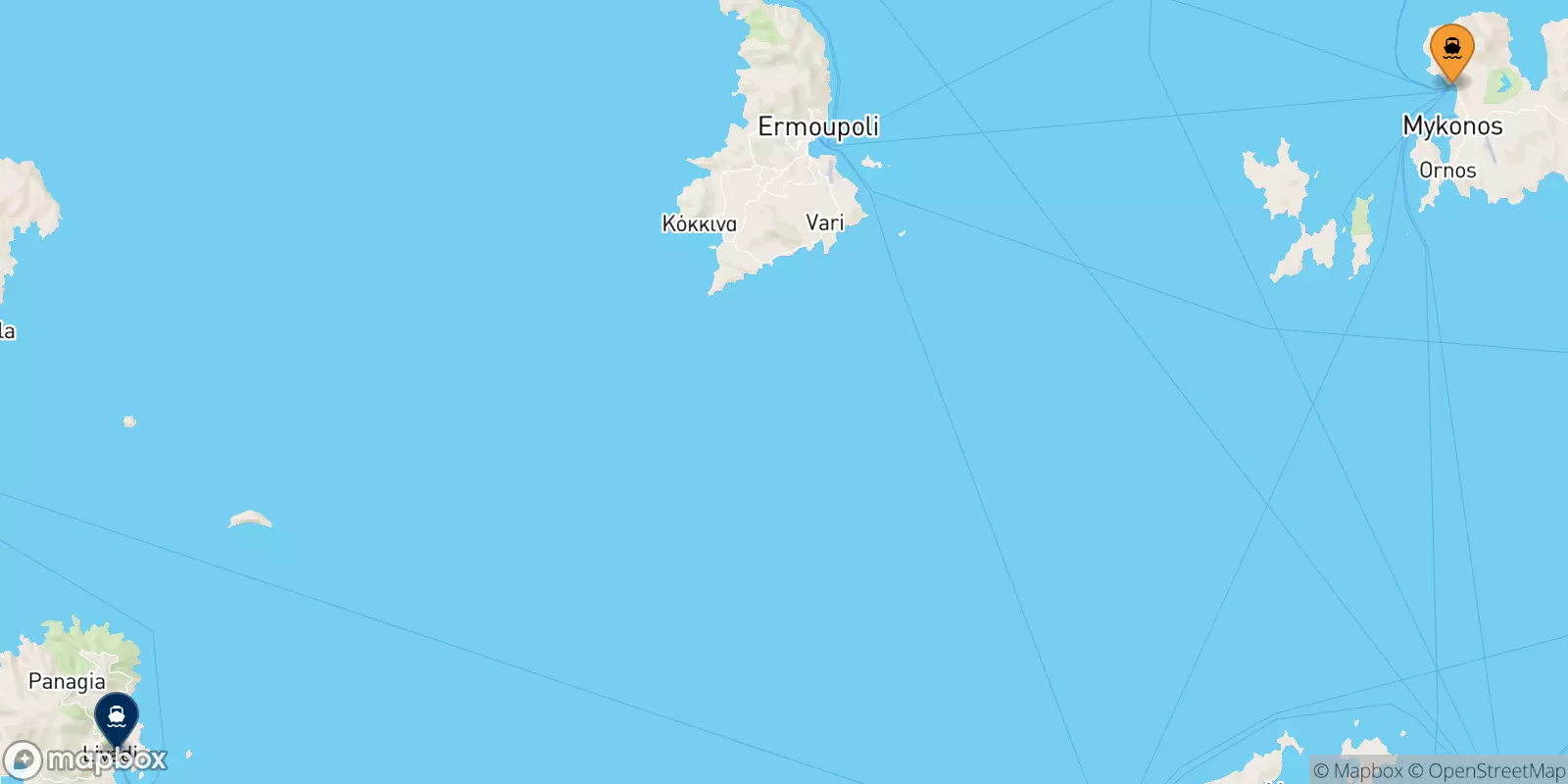 Ferry de Mykonos pour Sérifos