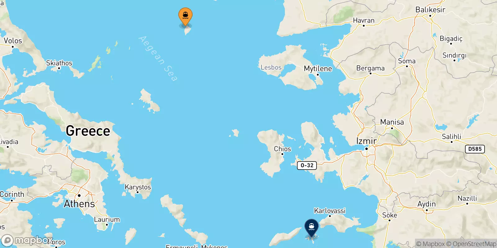 Ferry de Agios Efstratios pour Fourni