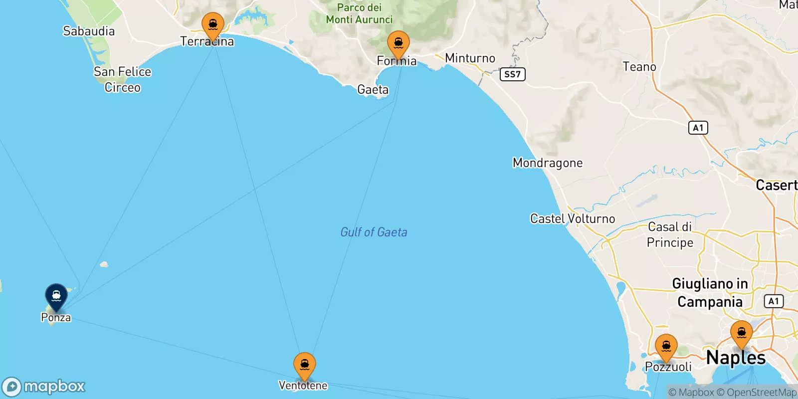 Ferry pour Ponza