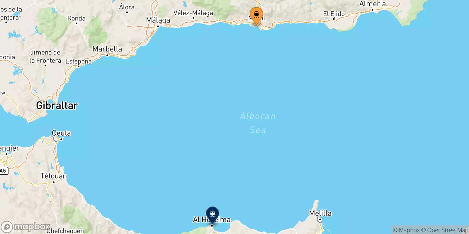 Ferry de Motril pour Al Hoceima