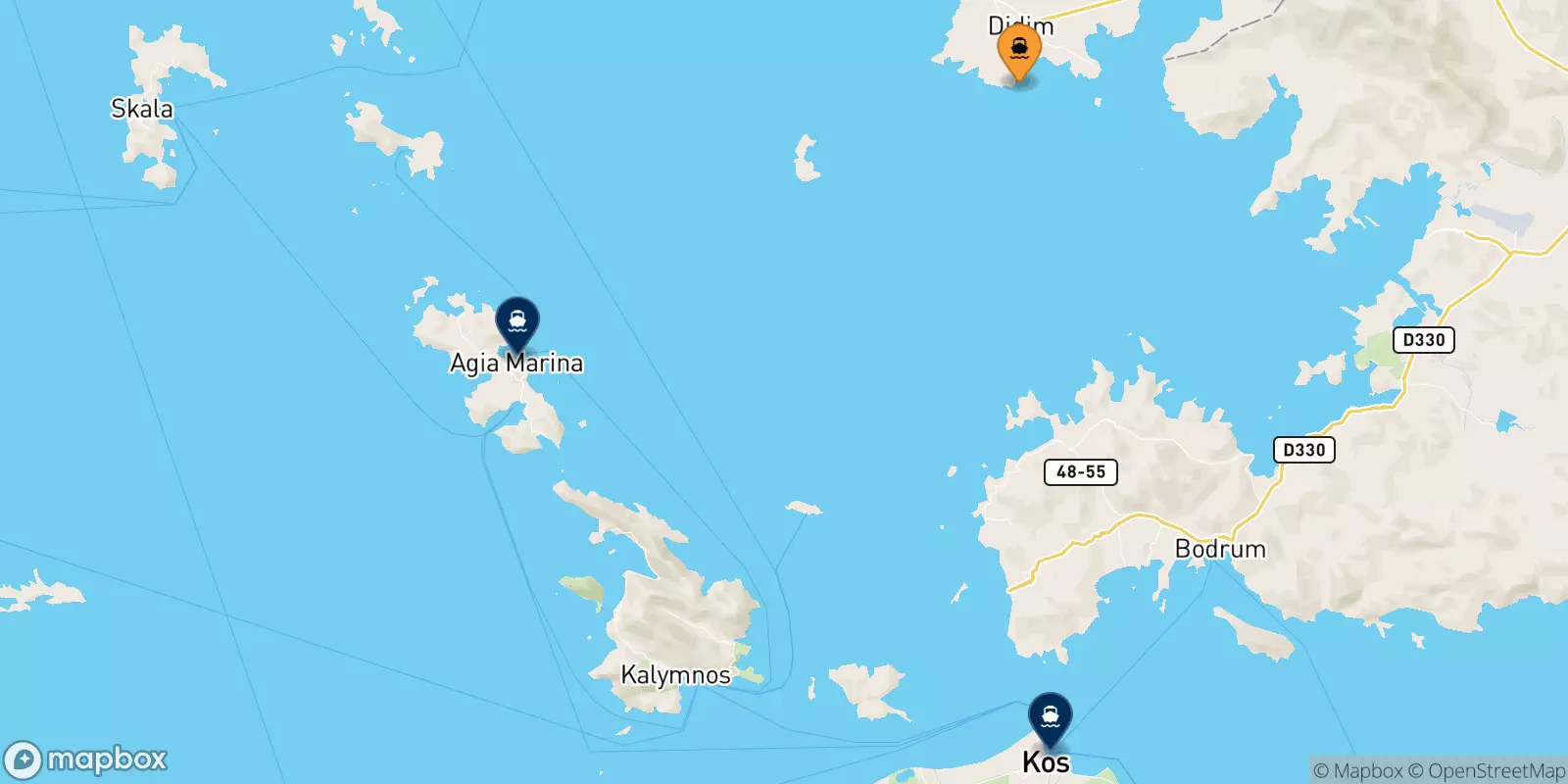 Ferry de Didim pour Îles Du Dodécanèse