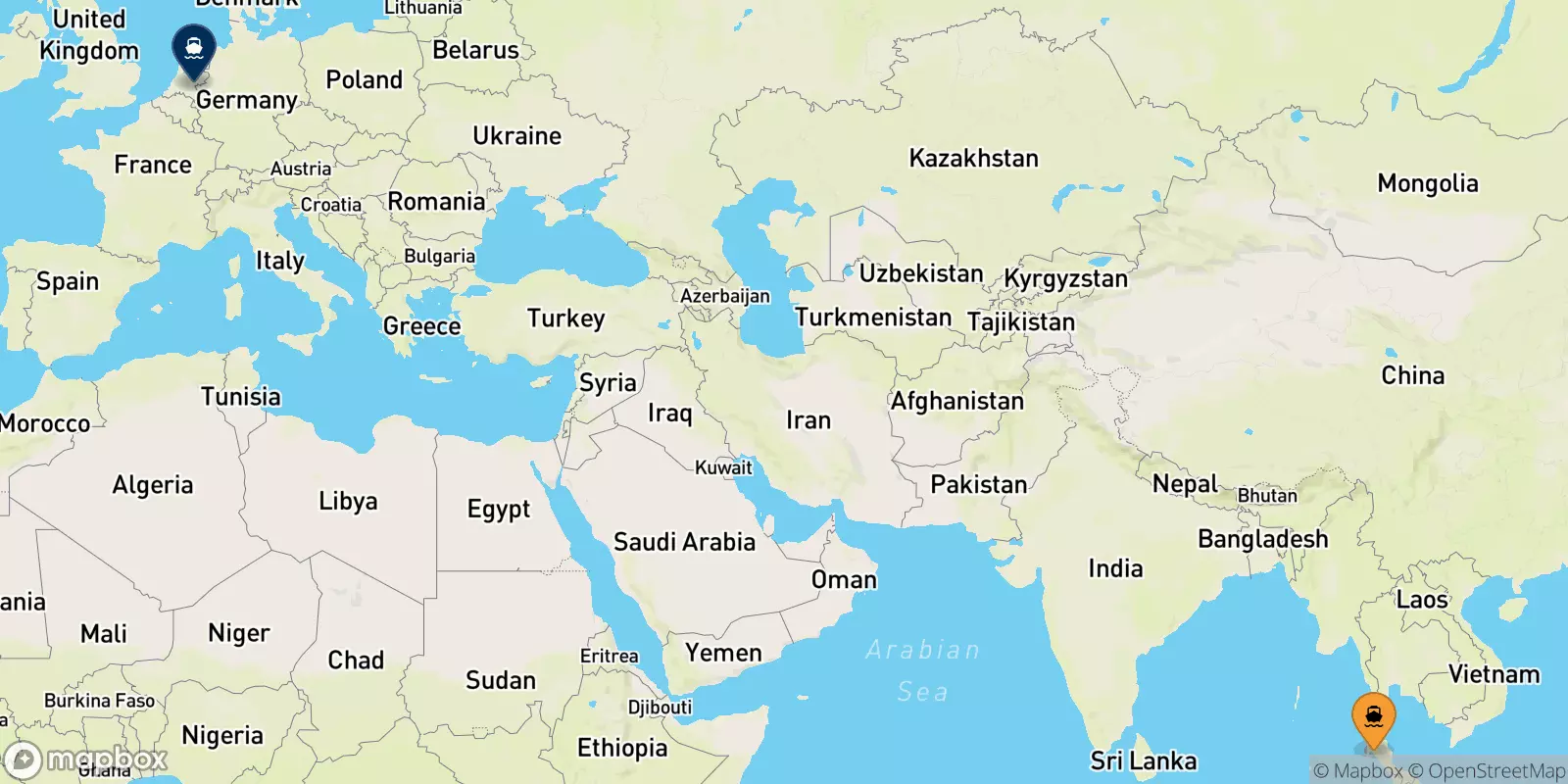 Ferry de East Railay Bay Beach Floating Pier pour Koh Mook