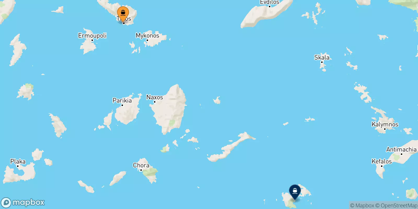 Ferry de Tinos pour Astypalea Ferry de Tinos pour Astypalea