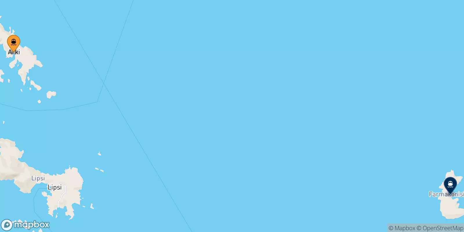 Ferry de Arkyi pour Farmakonisi