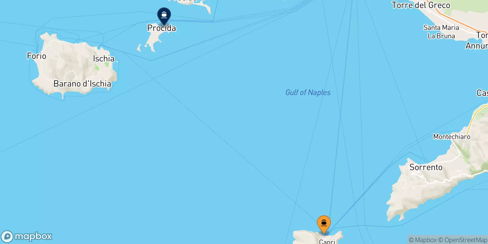 Ferry de Capri pour Procida